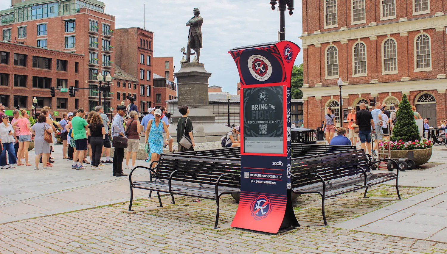 Sports sponsorship at Faneuil Hall